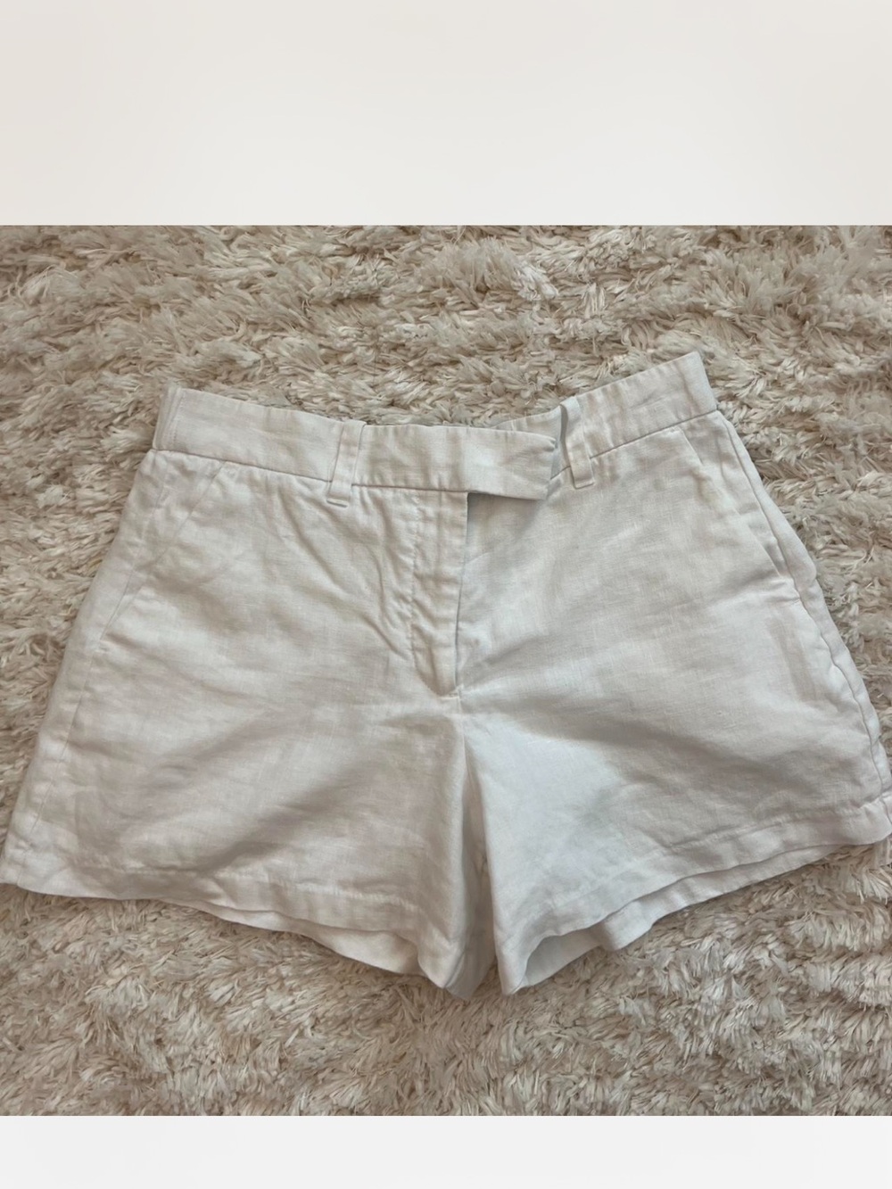 A&F premium linen shorts